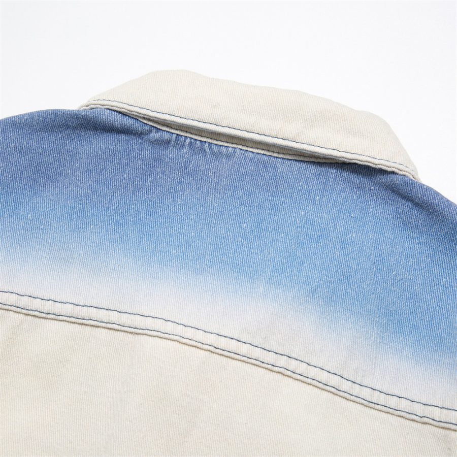 Men's Loose Casual Full Print Landscape Snow Mountain Pattern Jacket - Image 4