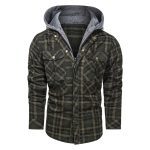 Men Warm Jacket Fleece Thick Autumn Winter Detachable Hoodies Jackets Men Slim Fit Men Clothing