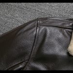 Pure First Layer Cowhide Leather Plus Cotton Flight Suit - Image 6