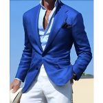 Men's Striped Blazer Casual Slim Fit - Image 2