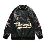 Pu Leather Personality Street Trend Gangster Handsome Jacket