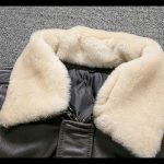 Pure First Layer Cowhide Leather Plus Cotton Flight Suit - Image 5