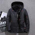 Winter Thick Men Jacket Solid Hooded Coats Hat Detachable Jacket - Image 4