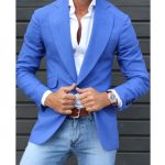 Men's Striped Blazer Casual Slim Fit - Image 5