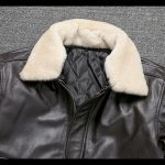 Pure First Layer Cowhide Leather Plus Cotton Flight Suit - Image 9