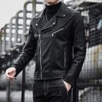 Spring And Autumn Leather Clothes Men's Motorcycle Jacket - Image 4